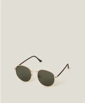 Round Metal Frame Sunglasses